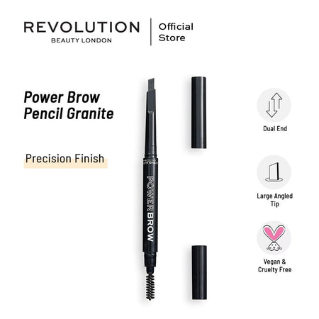 Makeup Revolution Power Ultra Bold Brow Pencil Granite - Main Image
