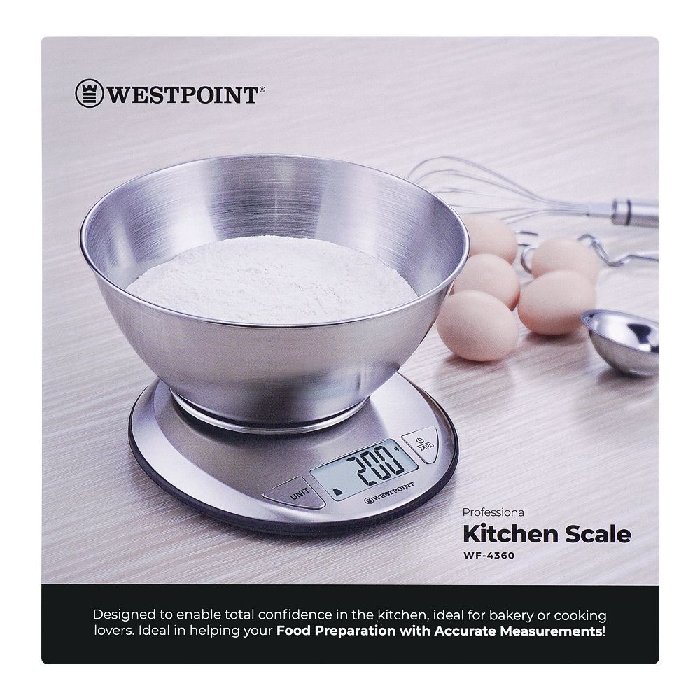 West Point Deluxe Kitchen Scale, WF-4360 - Image 4