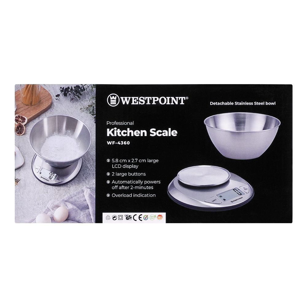 West Point Deluxe Kitchen Scale, WF-4360 - Image 5