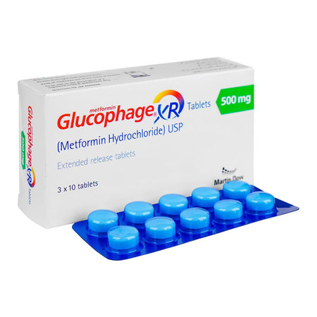 Glucophage XR Tablet, 500g - Main Image
