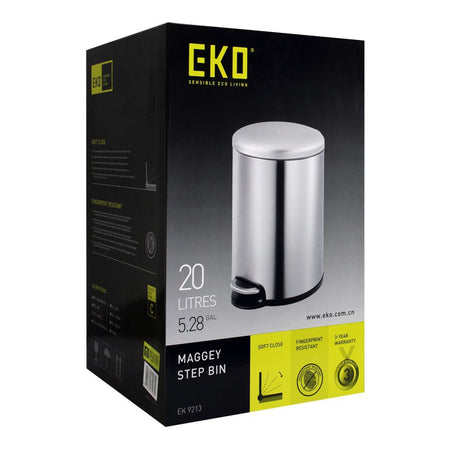 EKO Maggey Step Dustbin, 20 Liters, Sea Golden Color, EK9213-20L - Image 4