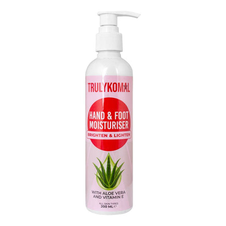 Truly Komal Aloe Vera And Vitamin E Hand & Foot Moisturiser 200ml - Image 2
