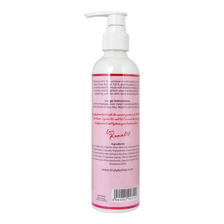 Truly Komal Aloe Vera And Vitamin E Hand & Foot Moisturiser 200ml - Image 3