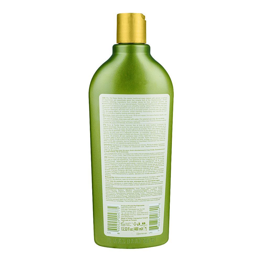 Dalan D'Olive Color Protection Olive Oil Nutrition Shampoo, 400ml - Image 2