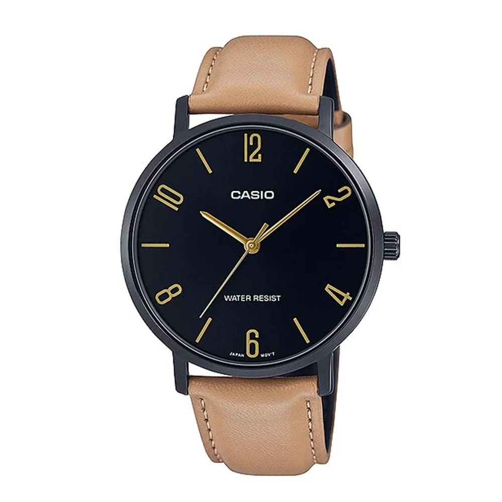 Casio Men's Band Analog Watch, MTP-VT01BL-1BUDF - Main Image