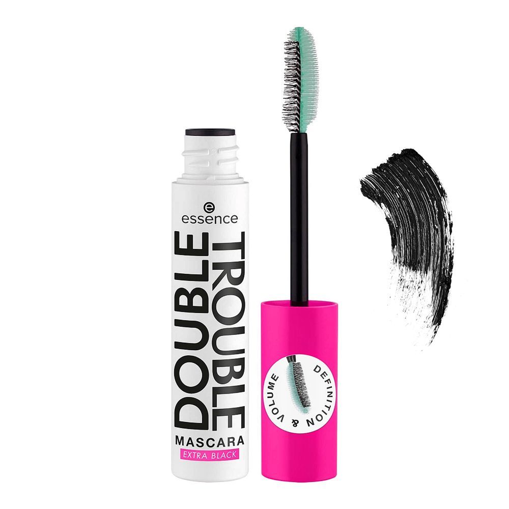 Essence Double Trouble Definition & Volume Mascara, Extra Black - Main Image