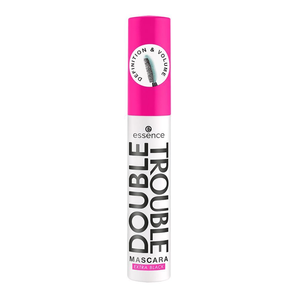 Essence Double Trouble Definition & Volume Mascara, Extra Black - Image 2