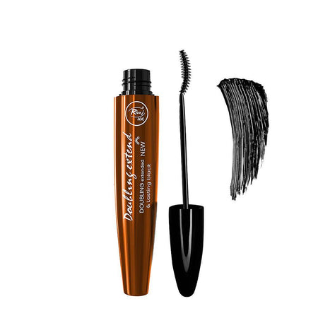 Rivaj UK Doubling Extended & Lasting Black Mascara, 3ml - Main Image
