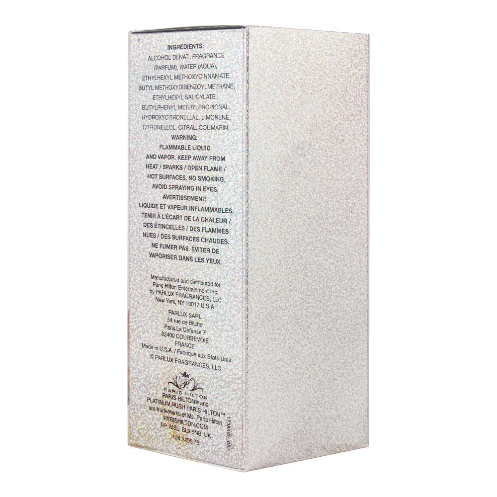 Paris Hilton Platinum Rush Eau De Parfum Spray, 100ml - Image 2