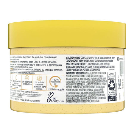 Dove Crushed Almond & Mango Butter Exfoliating Body Polish, 298gm - Image 2