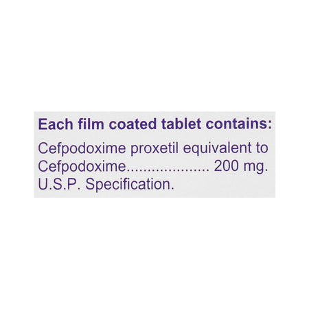 Tabros Pharma Oribro DS Tablet, 200mg, 10-Pack - Image 3