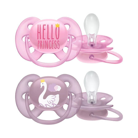 Avent Ultra Soft Soothers 2-Pack, 6-18 Months, SCF223/02 - Main Image