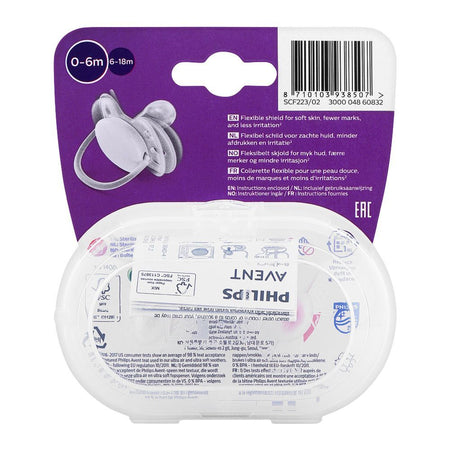 Avent Ultra Soft Soothers 2-Pack, 6-18 Months, SCF223/02 - Image 3