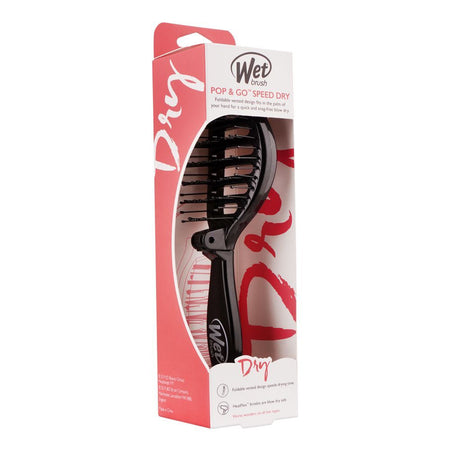 Wet Brush Pop & Go Speed Dry Hair Brush, Black, BWR810TRAVBK - Image 2