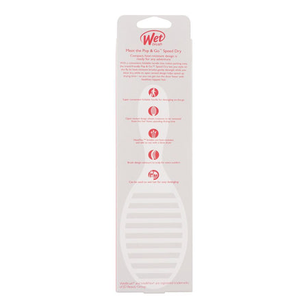 Wet Brush Pop & Go Speed Dry Hair Brush, Black, BWR810TRAVBK - Image 3