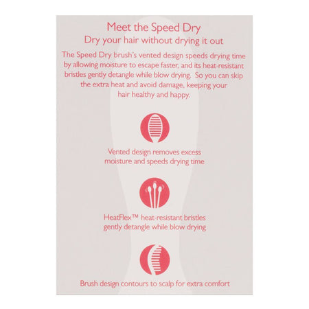 Wet Brush Speed Dry Hair Brush, Pink, BWR810PINK - Image 4
