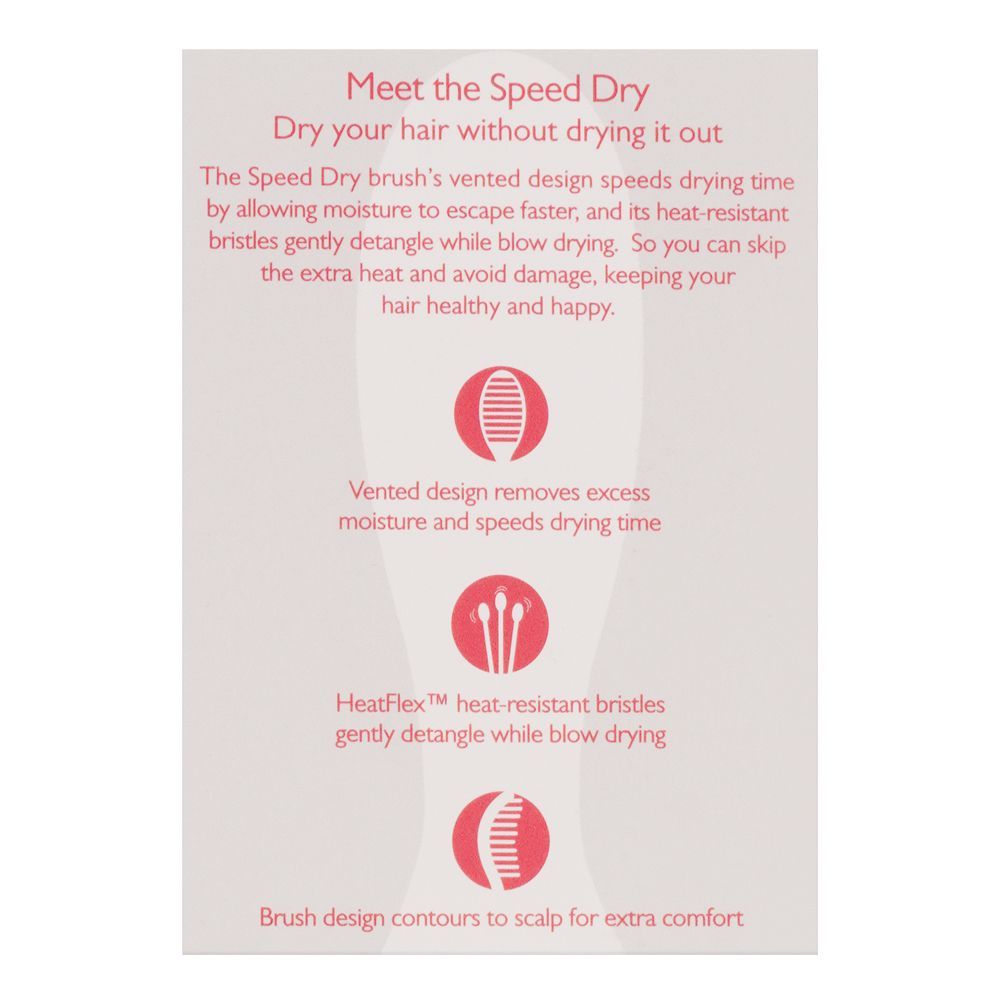 Wet Brush Speed Dry Hair Brush, Pink, BWR810PINK - Image 4