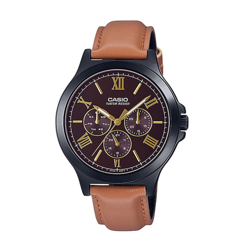 Casio Men's Band Chronograph Watch, MTP-V300BL-5AUDF - Main Image