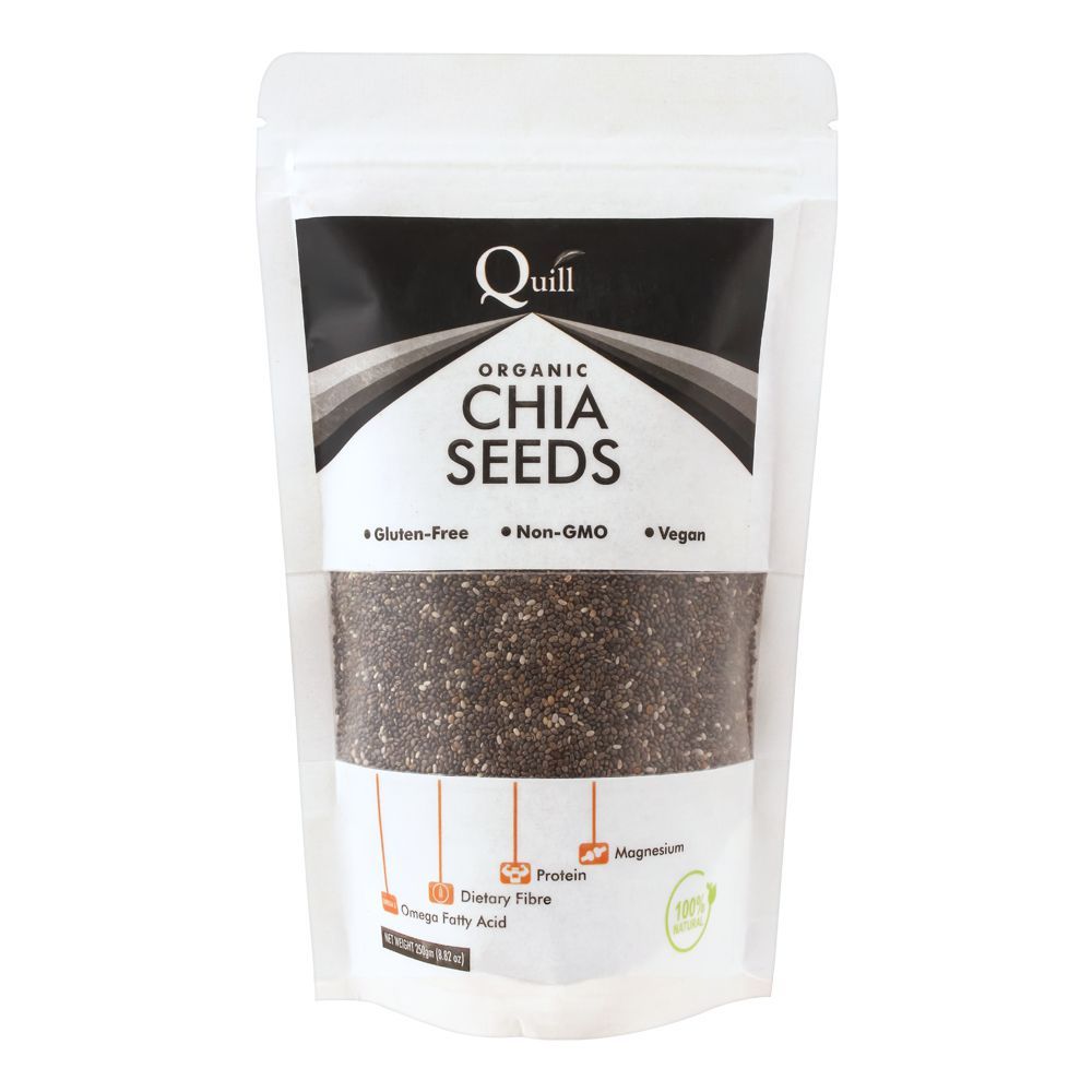 Quill Organic Chia Seeds, 250g - Main Image