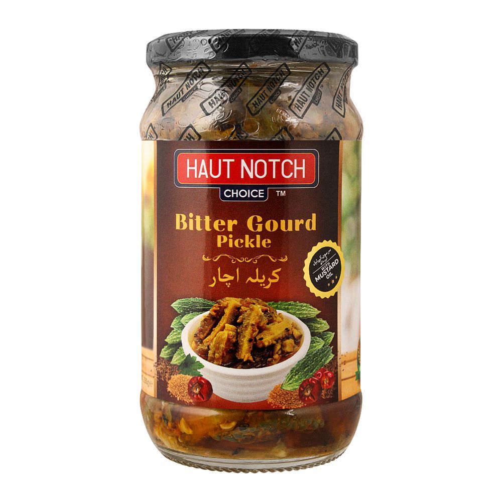 Haut Notch Bittter Gourd Pickle In Mustard Oil, 330g - Main Image