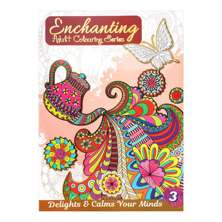Enchanting Adult Colouring Series Book-3 - Main Image