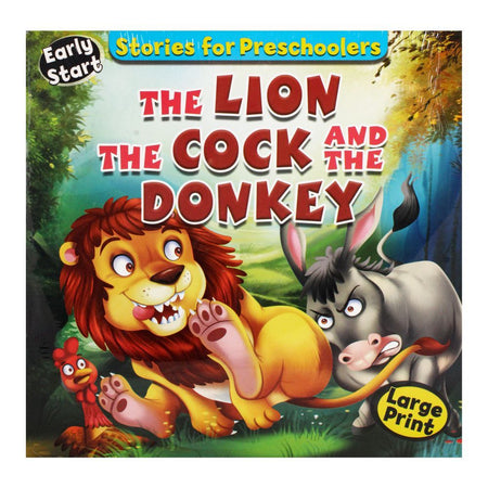 Stories For Preschoolers: The Lion The Cook And The Donkey Book - Main Image
