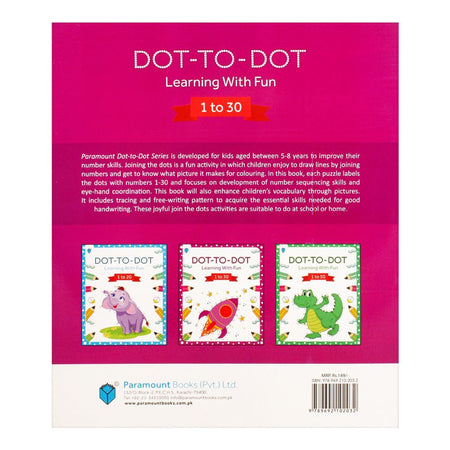 Dot-To-Dot Learning With Fun 1 To 30 Book - Image 2