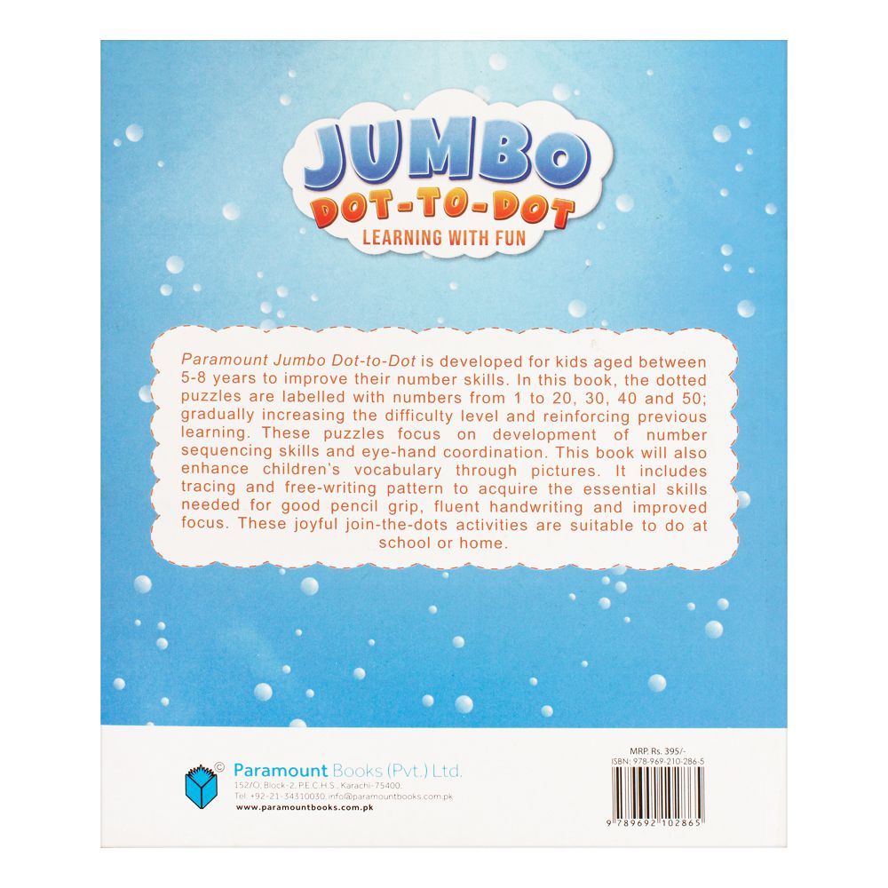 Jumbo Dot-To-Dot Learning With Fun Book - Image 2