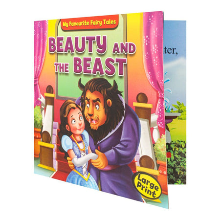 My Favourite Fairy Tales: Beauty And The Beast Large Print Book - Main Image