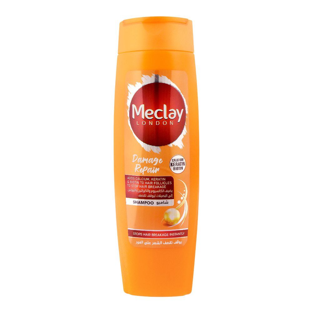 Meclay London Calcium Keratin Biotin Damage Repair Shampoo, 185ml - Main Image