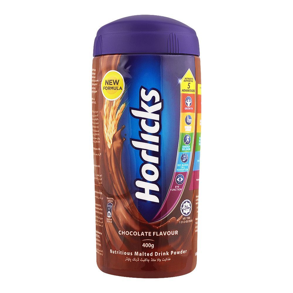 Horlicks Chocolate Flavour Jar, 400g - Main Image