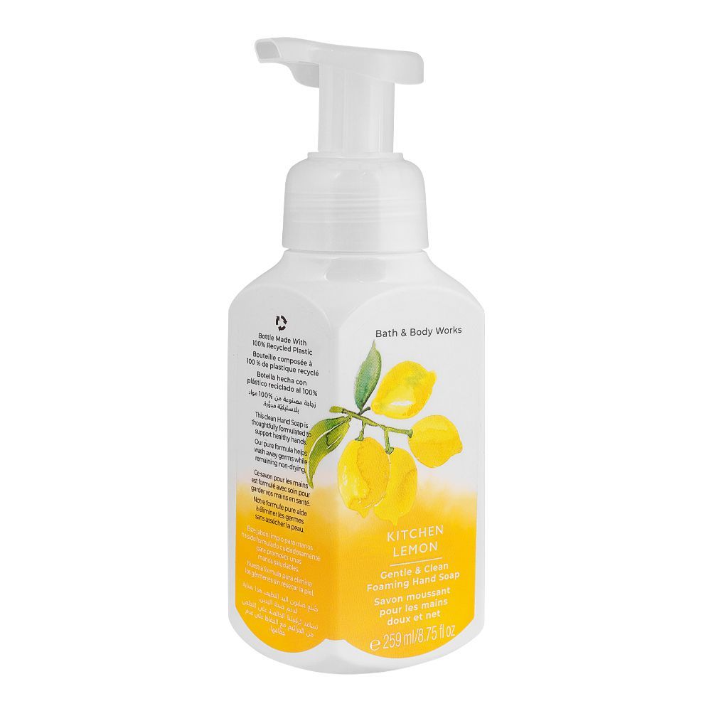 Bath & Body Works Kitchen Lemon Gentle & Clean Foaming Hand Soap, 259ml - Main Image