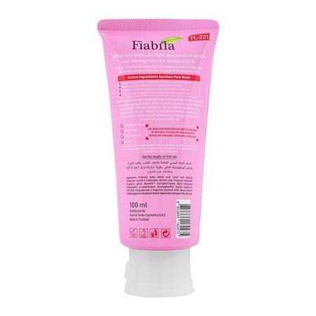 Fiabila Dark Spots Whip Face Wash, All Skin Types, 100ml - Image 2