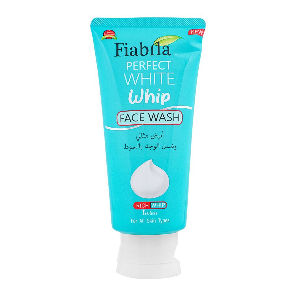 Fiabila Perfect White Whip Face Wash, All Skin Types, 100ml - Main Image