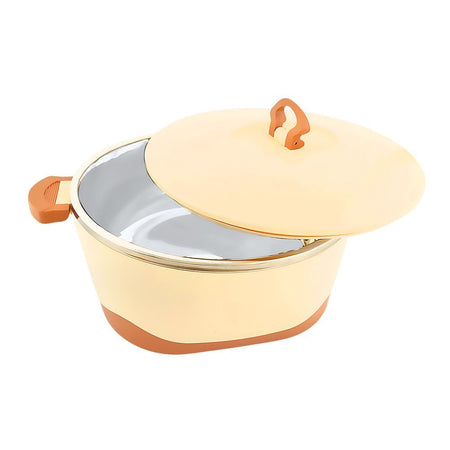Happy Ware Hot Pot With Lockable Lid, 26.5 x 20 x 11cm, 1800ml, Beige, SU-631 - Main Image
