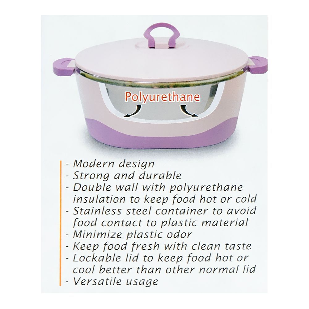 Happy Ware Hot Pot with Lock Lid, 1800ml, Brown, SU-631 - Image 5