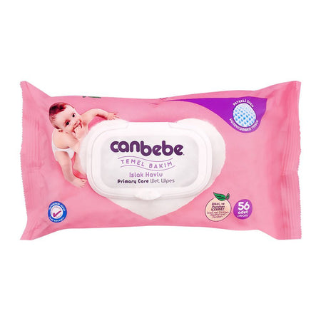 Canbebe Primary Care Wet Wipes With Led, 56's - Main Image
