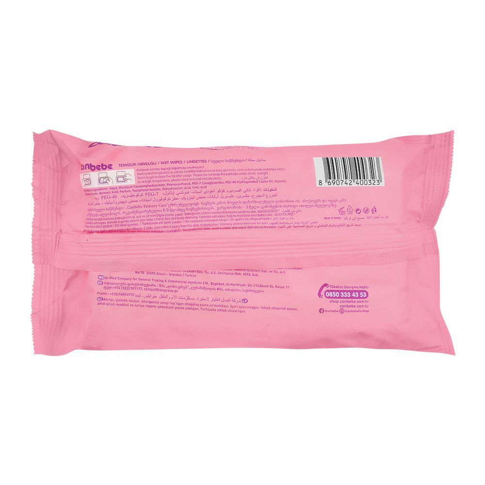 Canbebe Primary Care Wet Wipes With Led, 56's - Image 2
