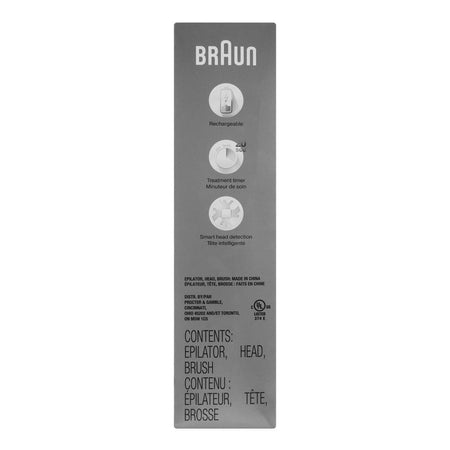Braun Face Spa Pro 2-In-1 Epilator & Facial Cleansing Brush, White, 910 - Image 4