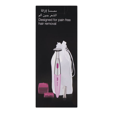 Braun Silk Epil 3-In-1 Bikini Trimmer, Pink and Grey, FG1100 - Image 3
