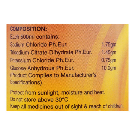 Searle Peditral Liquid Orange Oral Rehydration Solution, 500ml - Image 4