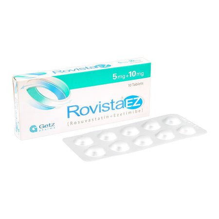 Getz Pharma Rovista EZ Tablet, 5mg + 10mg, 10-Pack - Main Image
