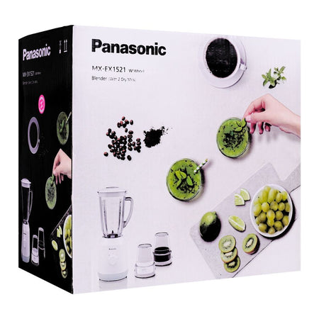 Panasonic Blender With 2 Dry Mill, 450W, White, MX-EX1521 - Image 2