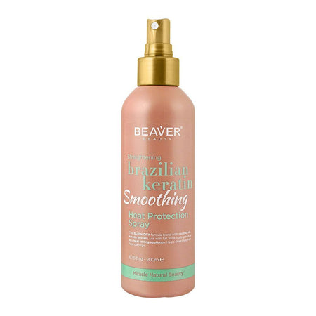 Beaver Straightening Brazilian Keratin Smoothing Heat Protection Spray, 200ml - Main Image