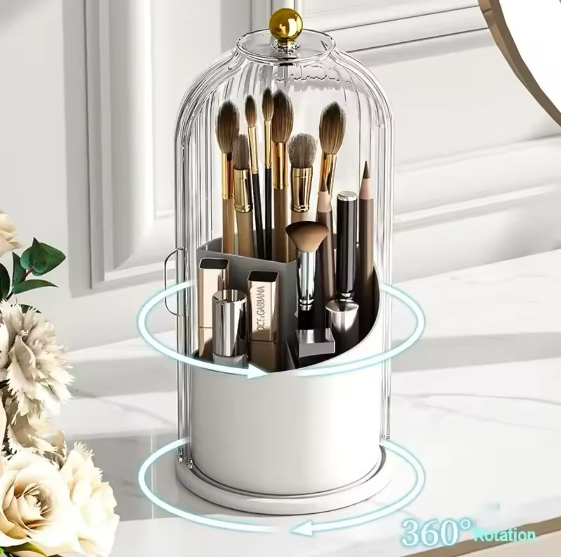 Acrylic Makeup Brush Holder - image 1