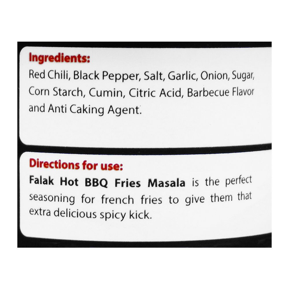Falak Hot BBQ Fries Masala, 75g - Image 4