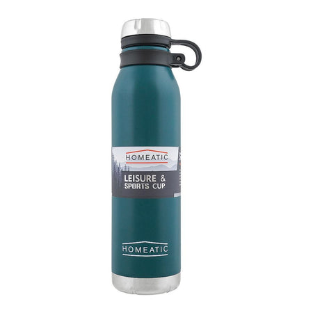 Homeatic Steel Water Bottle, Green, 750ml, KA-036 - Main Image