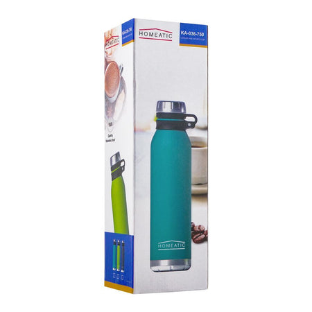 Homeatic Steel Water Bottle, Yellow, 750ml, KA-036 - Image 2