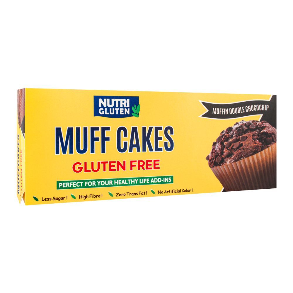 Nutri Gluten Muffin Double Chocochip Cakes, Gluten Free, 100g - Main Image