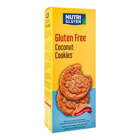 Nutri Gluten Coconut Cookies, Wheat Free, Gluten Free, 100g - Main Image
